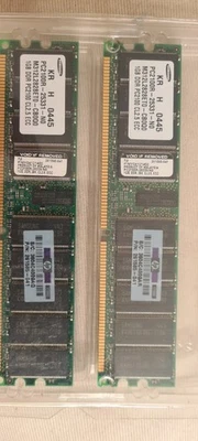 2 x DDR ECC  1GB M312L2828ET0 PC2100R-25331-Z CL2.5 Server RAM - Image 1 of 2