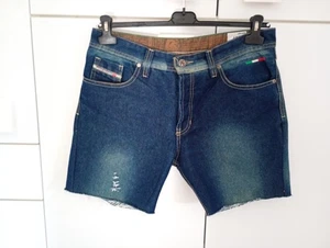Pantaloncini jeans Diesel LIVY corti W34 L32 Taglia 50 blu - Picture 1 of 14