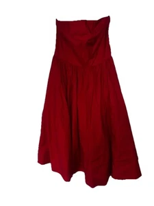 Damen Reformation Buttercup Kleid - Kirschrot Größe 8 - Bild 1 von 3