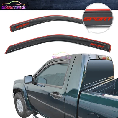 Для 04–12 Chevy Colorado GMC Canyon с обычной кабиной встроенный козырек на окно со спортивным - Изображение 1 из 4