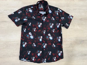 Dixxon Flannel Company Men’s Trilogy Shirt Medium Black Red Freddy Jason Horror - Picture 1 of 3