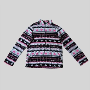 Girl’s Patterned The Children’s Place Quarter-Zip - Picture 1 of 6
