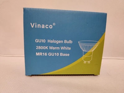 Vinaco MR16 GU10 25W Bulb Candle Warmer 6 Pack gu10+c 25w 220 lumens Replacement - Image 1 of 4