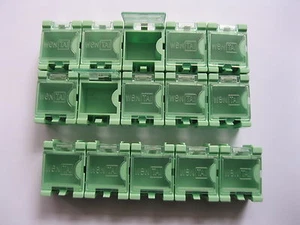 10 pcs Green Mini Storage Box SMD SMT for Electronic Component Use - Picture 1 of 3