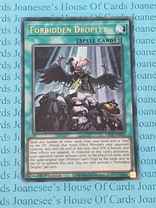 Tarjeta LED9-EN056 Gota Prohibida Ultra Rara Yu-Gi-Oh 1ª Edición Nueva - Imagen 1 de 4