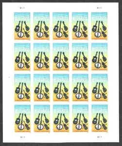 2024 US SC#5844a Bluegrass Music Stamps - Imperf Orate - No-Die-Cut - MNH VF - Picture 1 of 2