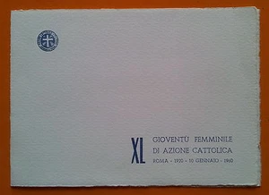 Rom 1960 G.F di A.C. - Einladung zur Veranstaltung am Antonianum Ateneo - Bild 1 von 1