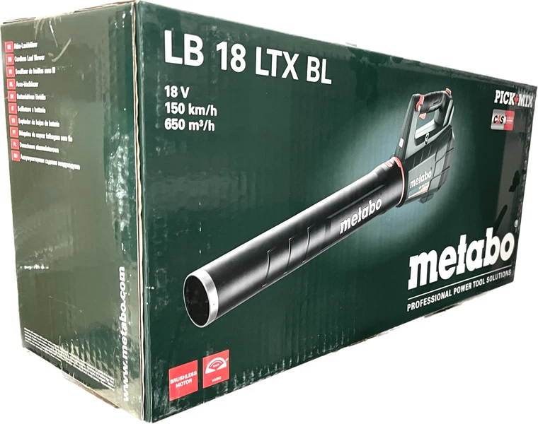 Soplador de hojas a batería Metabo LB 18 LTX BL 18V Solo en caja 601607850 - Imagen 1 de 1