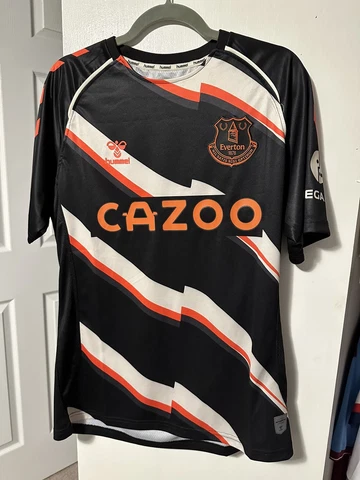 2021/22 Everton Hummel  Training Jersey Black Medium Cover