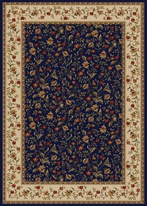 6x8 Radici Navy Blue Persien Italian 1593 Area Rug - Approx 5' 5'' x 7' 7'' - Picture 1 of 1