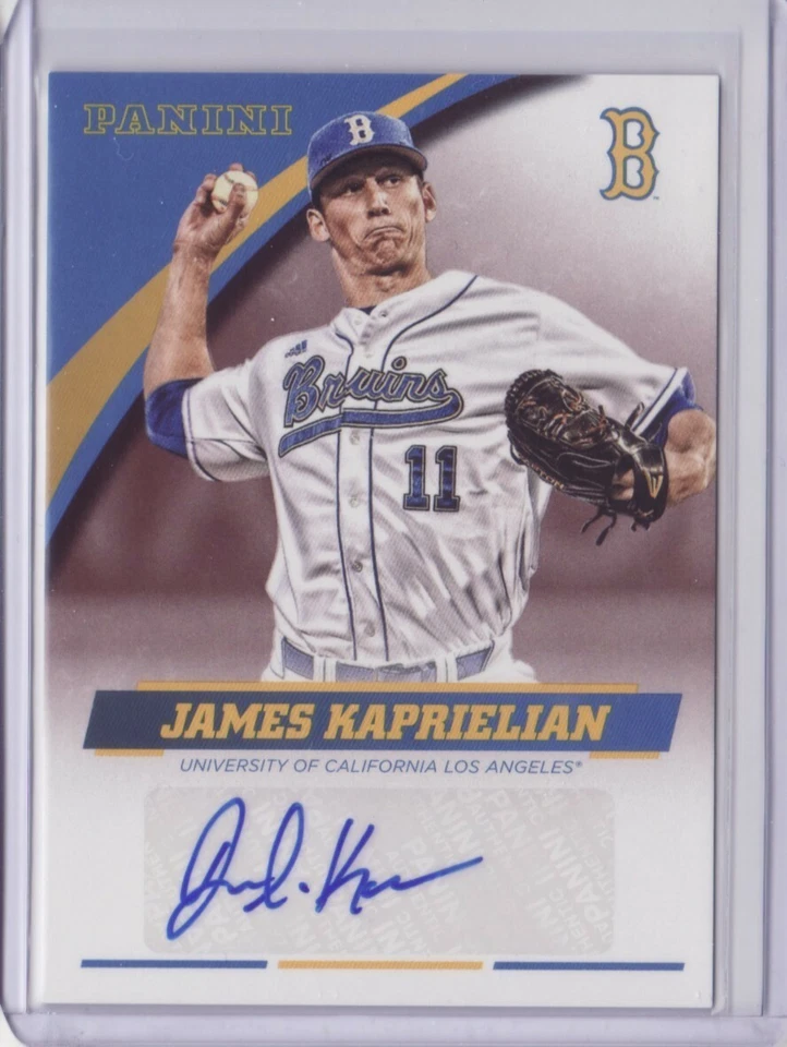 2015 Panini Collegiate UCLA Autograph #JK James Kaprielian Auto - Flat S/H - Image 1 of 1