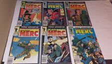 Mark Hazzard Merc Comic Book Lot Of 6 (7-12) 1987