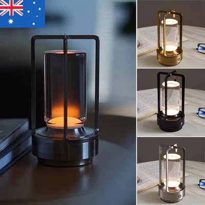 Cordless LED Table Lamp USB Rechargeable Bar Night Light Touch LED Dimmable Lamp - image 1 of 4