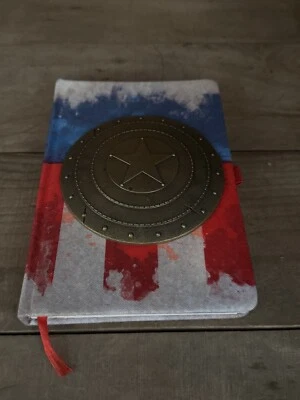~NEW~Marvel Captain America 3D Shield Premium Notebook Journal Sketchbook - Image 1 of 4