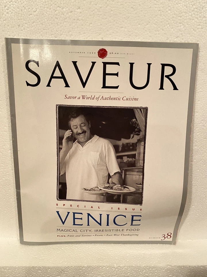 SAVEUR MAGAZINE 38 Special issue Venice pecans Thanksgiving pates Nov 1999 - Image 1 of 1