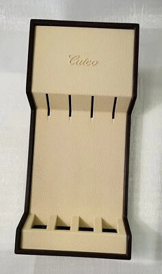 Vintage Cutco Tan/Brown Plastic Table Knife Storage Rack Drawer or Wall Holder - Image 1 of 3