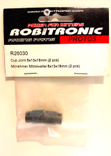 Robitronic Mitnehmer Mittelwelle 6x13x18mm 2x für Protos Buggy 1/8, Nr. R26030