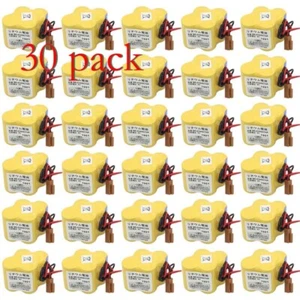 30X BR-2/3AGCT4A A98L-0031-0025 6V 4400mAh High Capacity Battery for Fanuc +Plug - Picture 1 of 6