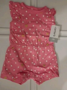 Carter's Girl Romper ~ NB ~ New w/tag - Picture 1 of 2