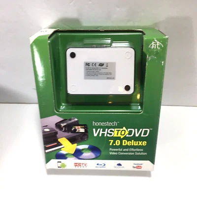 Honestech VHS to DVD/Blu-ray- 7.0 Deluxe- Video Conversion Solution USB Windows - Image 1 of 3