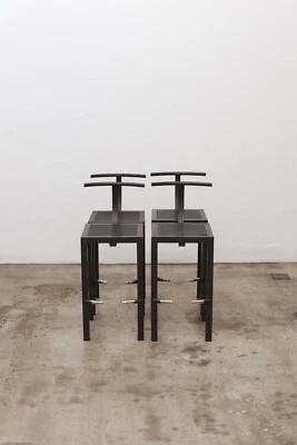 Philippe Starck Sarapis Bar Stool Driade 80s Design Set of 4 - Bild 1 von 4