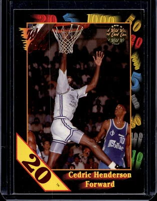 1991-92 Wild Card #87 Cedric Henderson - Image 1 of 2