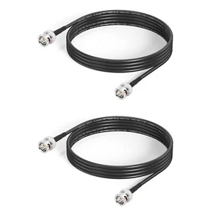 2x 3G/6G HD-SDI Cable BNC Cable 6ft (Belden 1855A) for Security Camera SDI Video - Picture 1 of 7