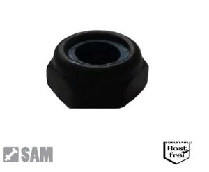 Sicherungsmuttern DIN 985 Edelstahl A2 SCHWARZ M2 bis M10 - schwarze Muttern - Bild 1 von 1
