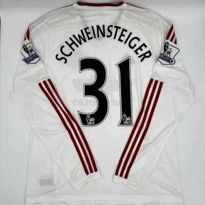 Schweinsteiger Manchester United 2015/2016 ORIGINAL Adidas L/S Soccer Jersey - Picture 1 of 7