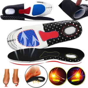Solette Gel Ortotiche Palestra Sport Corsa Inserto Scarpiera Supporto Arco Cuscino Dolore - Foto 1 di 20