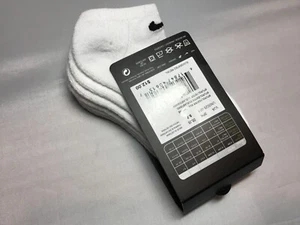 NIKE KIDS YOUTH CUSHIONED ANKLE SOCKS (8) WHITE 10C - 3 YEAR NIP - Picture 1 of 2