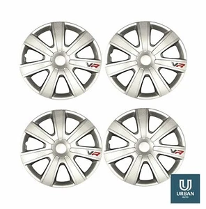 Copricerchi Chromia 14" per adattarsi a Ssangyong Rexton Argento Carbonio Set di 4 - Foto 1 di 5