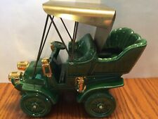 Ford Model T Planter Green - With Gold Trim and Brass Top - 9" x 8"