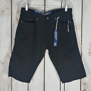 Jordan Craig Shorts Herren Größe 34 Euro OG 14" roher Saum Streetwear Grunge Goth schwarz - Bild 1 von 5