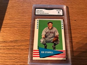 1961 Fleer #131 Bob O'Farrell GMA 6 - Picture 1 of 2