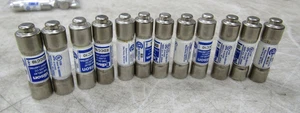 💥12) NEW EDISON 10AMP TIME-DELAY CURRENT LIMITING FUSE 600 VAC EDCC10 LOT OF 12 - Picture 1 of 3
