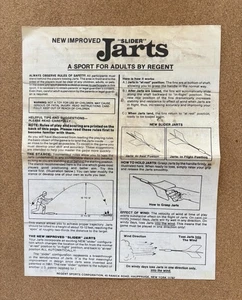 Copia del foglio istruzioni gioco prato reggente vintage. - Foto 1 di 2