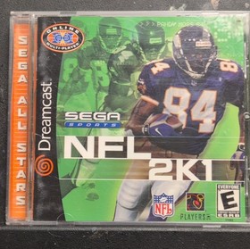SEGA NFL 2K1 Sega Dreamcast All Stars Edition Multiplayer Manual Included