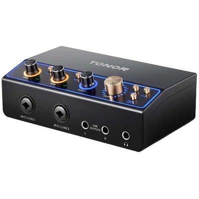 TONOR Audio Interface f??r Streaming Podcasting Studio ASMR Aufnahmen - Bild 1 von 4