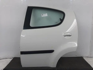 2010 PEUGEOT 107 Mk1 5 Door Hatchback White N/S Left Rear Door - Picture 1 of 11