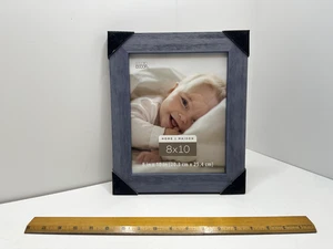 Home Distressed Blue Frame by Studio Décor – 8×10″ Rustic Coastal Décor - Picture 1 of 2