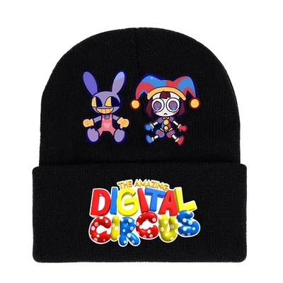 The Amazing Digital Circus Knitted Hat Warm Knit Cap Cartoon Beanie Hat Unisex