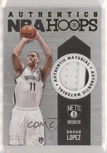 2013-14 NBA Hoops Authentics Memorabilia Prime /10 Brook Lopez #52 - Picture 1 of 3
