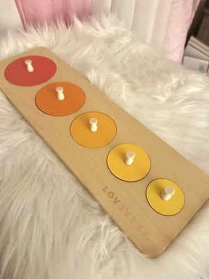 Lovevery Circle of Friends Puzzle, Wood, Babbler Kit 13-15 months Montessori Toy - Image 1 of 2