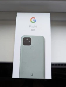 EMPTY BOX for Google Pixel 5 5G Sorta Sage Smartphone - NO PHONE - Zdjęcie 1 z 4