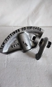 Lew Fitting Co Chicago Conduit Bender Pipe Clamp No 221A Pipe Fitting 1/2" - Picture 1 of 6