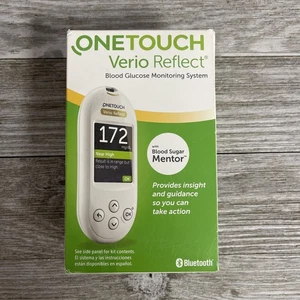 One Touch Verio Reflect Blood Glucose Monitoring System Bluetooth Exp 2027+2029 - Picture 1 of 10