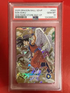 2025 PSA 10 SDVP-020 Angel Son Goku God Rare Dragon Ball Divers Japanese - Picture 1 of 15