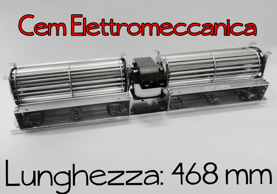 FERGAS Ventilatore Motore Tangenziale a 2 ventole. per forno frigo termoconvettori ecc