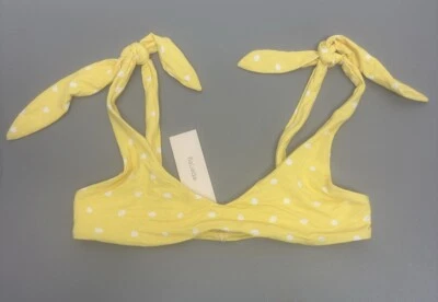 Bikini Eberjey Dotty Lunares Noelle Limoncello Nube Natación Corbata Top Pequeño #41 Foto 1 de 4